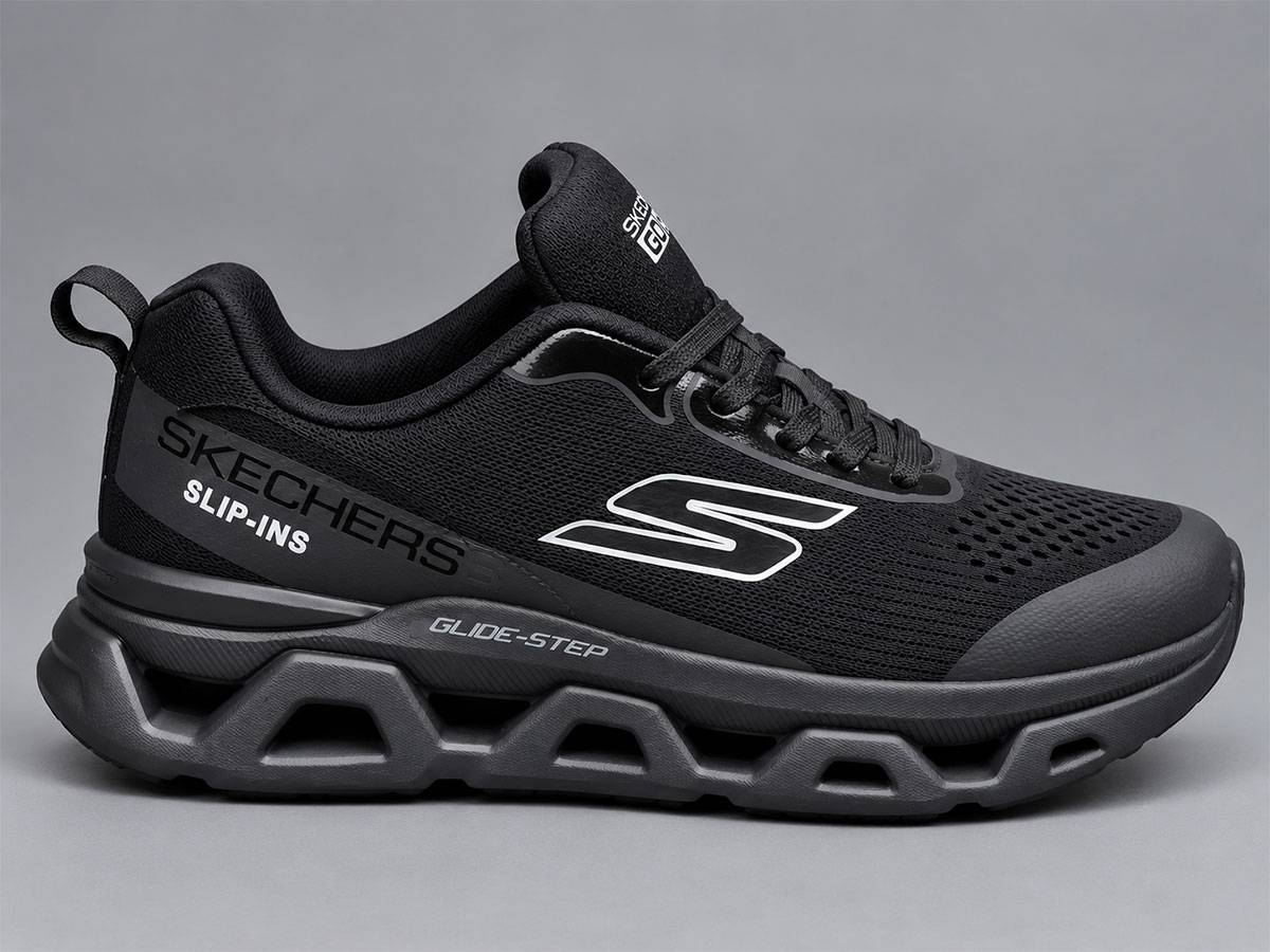 کفش اسکچرز (مشکی) | کفش رانینگ و باشگاه (Skechers Sneakers)